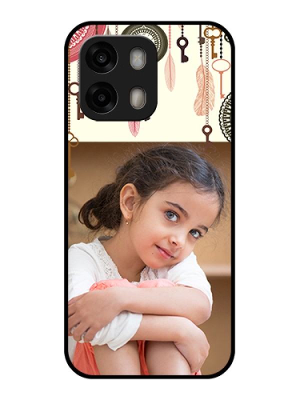 Custom Oppo A6 Pro 5G Custom Glass Phone Case - Boho Style Design