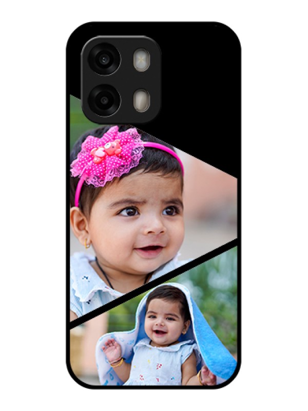 Custom Oppo A6 Pro 5G Custom Glass Phone Case - Semi Cut Design