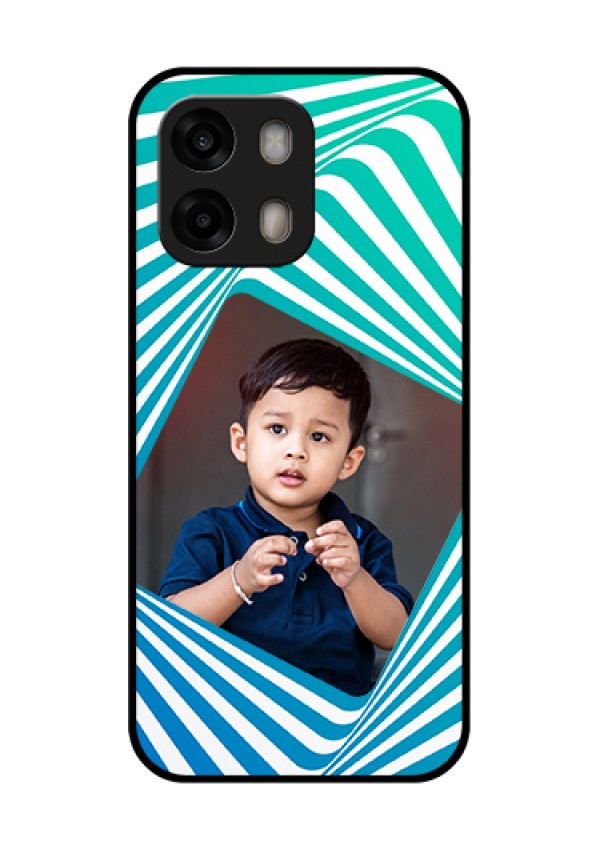 Oppo A6 Pro 5G Custom Glass Phone Case - Abstract Spiral Design