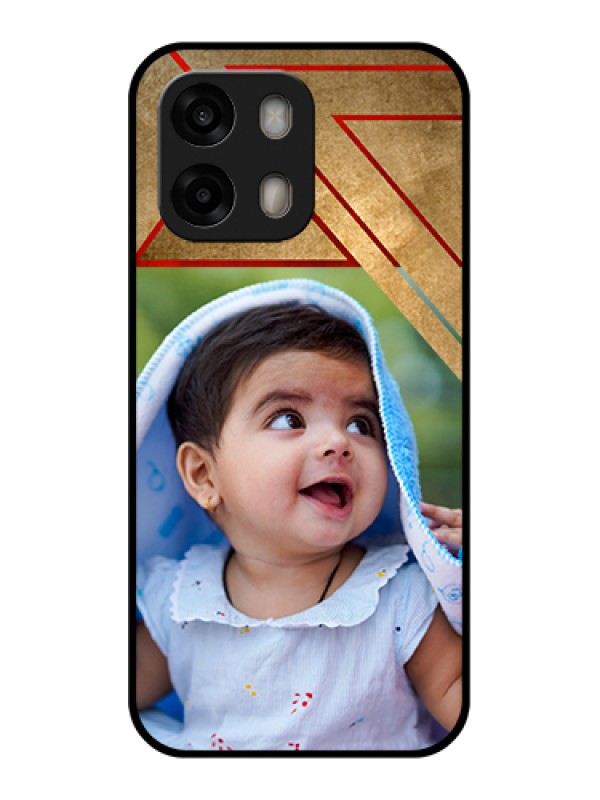 Custom Oppo A6 Pro 5G Custom Glass Phone Case - Gradient Abstract Texture Design