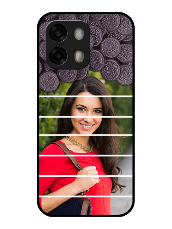 Custom Oppo A6 Pro 5G Custom Glass Phone Case - With Oreo Biscuit Design