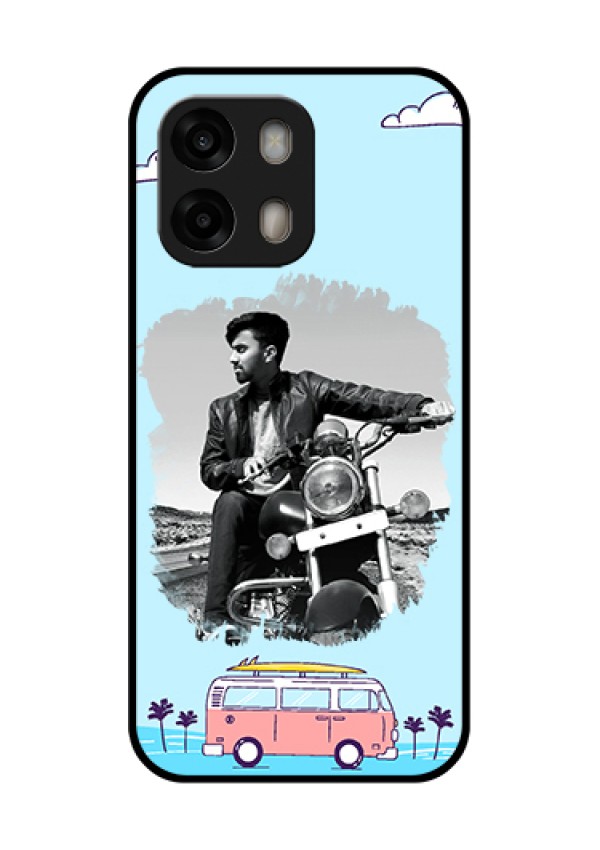 Oppo A6 Pro 5G Custom Glass Phone Case - Travel & Adventure Design