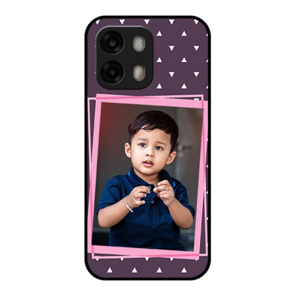 Oppo A6 Pro 5G Custom Glass Phone Case - Triangle Pattern Dotted Design Oppo A6 Pro 5G Custom Glass Phone Case - Triangle Pattern Dotted Design