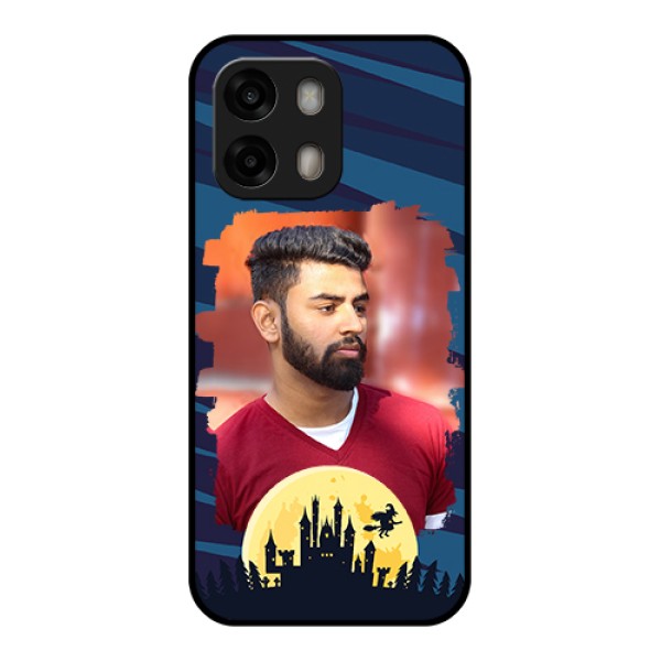 Oppo A6 Pro 5G Custom Glass Phone Case - Halloween Witch Design