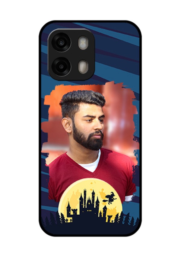 Oppo A6 Pro 5G Custom Glass Phone Case - Halloween Witch Design