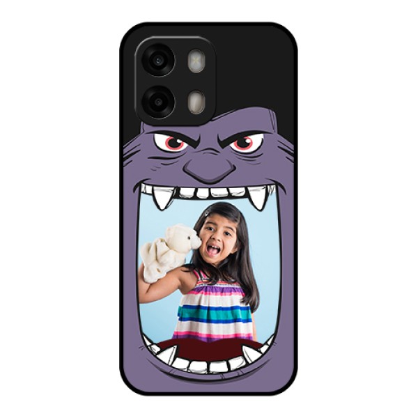 Oppo A6 Pro 5G Custom Glass Phone Case - Angry Monster Design