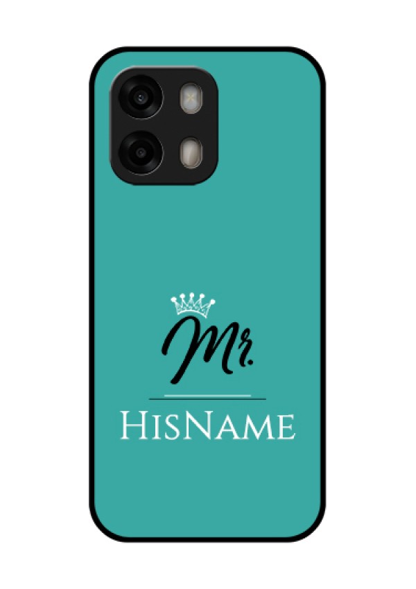 Oppo A6 Pro 5G Custom Glass Phone Case - Mr With Name Design