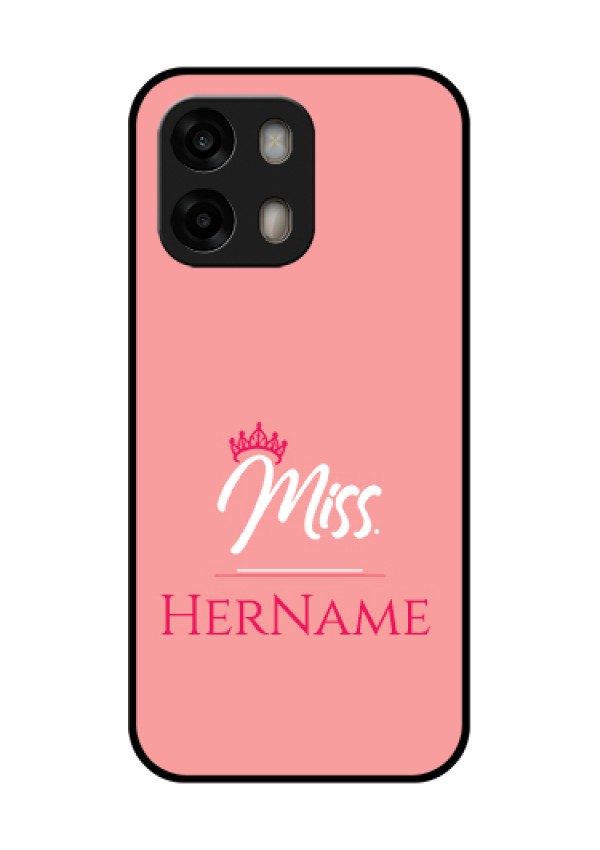 Oppo A6 Pro 5G Custom Glass Phone Case - Mrs With Name Design