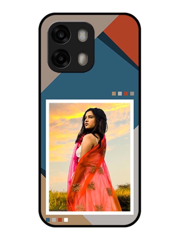 Custom Oppo A6 Pro 5G Custom Glass Phone Case - Retro Color Pallet Design