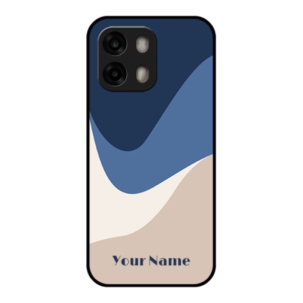 Oppo A6 Pro 5G Custom Glass Phone Case - Abstract Drip Art Design