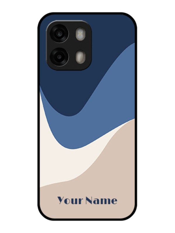 Custom Oppo A6 Pro 5G Custom Glass Phone Case - Abstract Drip Art Design