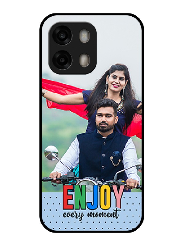Custom Oppo A6 Pro 5G Custom Glass Phone Case - Enjoy Every Moment Design