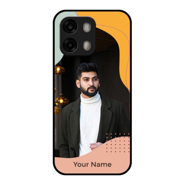 Oppo A6 Pro 5G Custom Glass Phone Case - Tri - Coloured Overlay Design Oppo A6 Pro 5G Custom Glass Phone Case - Tri - Coloured Overlay Design
