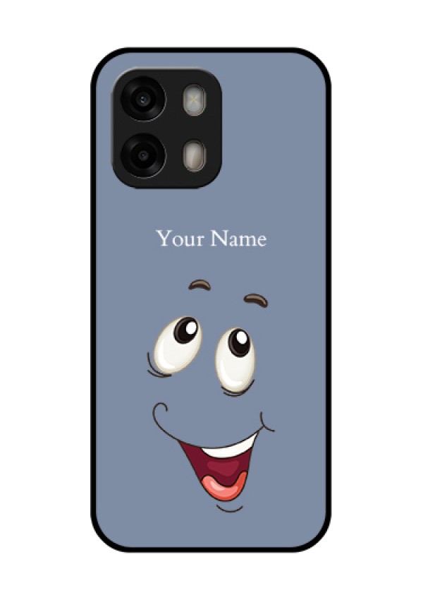 Oppo A6 Pro 5G Custom Glass Phone Case - Laughing Cartoon Face Design