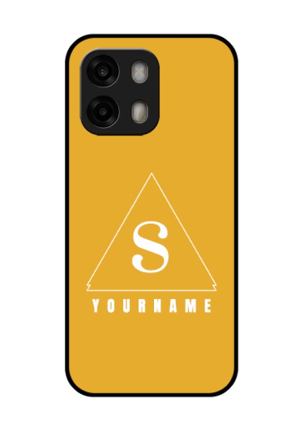 Oppo A6 Pro 5G Custom Glass Phone Case - Simple Triangle Design