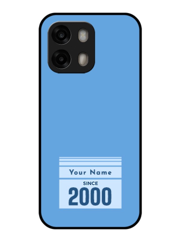 Custom Oppo A6 Pro 5G Custom Glass Phone Case - Custom Year Of Birth Design
