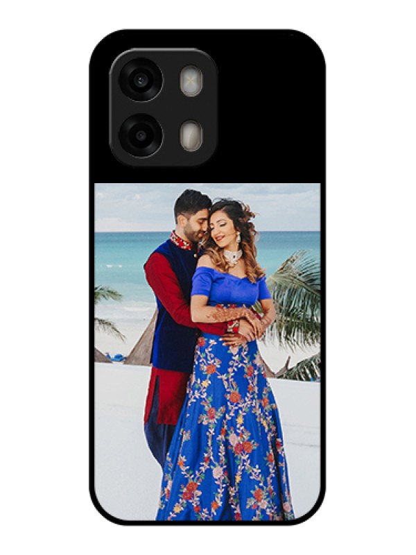 Custom Oppo A6 Pro 5G Custom Glass Phone Case - Upload Full Picture With Custom Color Design