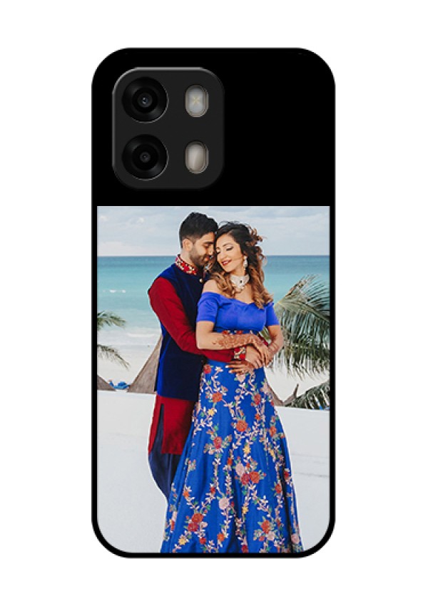 Oppo A6 Pro 5G Custom Glass Phone Case - Upload Full Picture With Custom Color Design