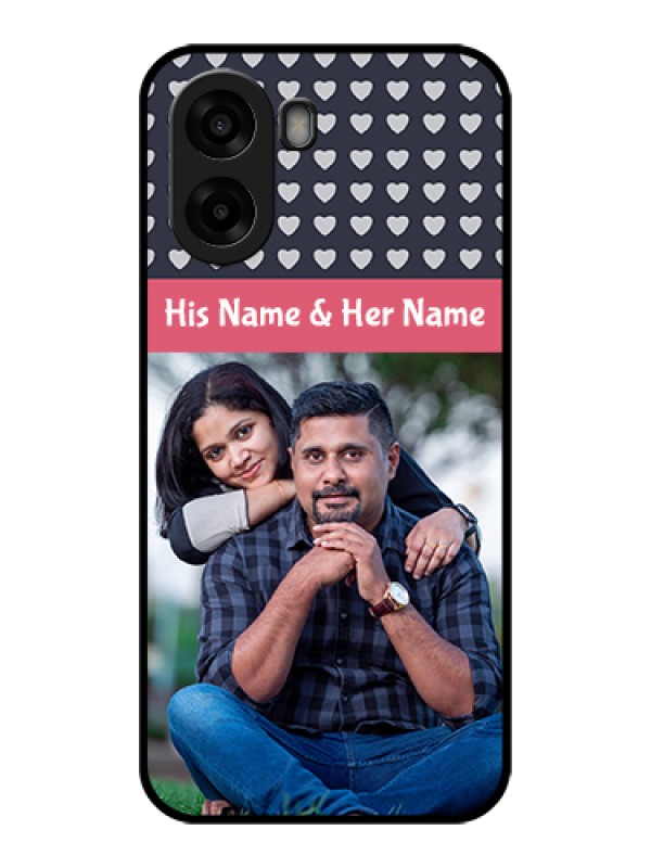 Custom Oppo A6s 5G Custom Glass Phone Case - Love Symbols Design