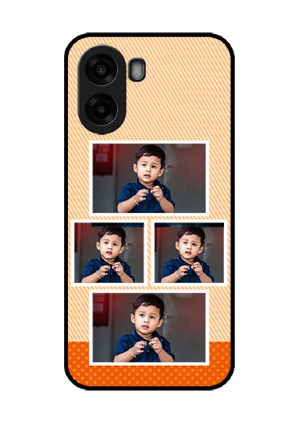 Oppo A6s 5G Custom Glass Phone Case - Bulk Photos Upload Design