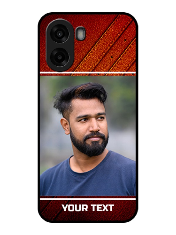 Custom Oppo A6s 5G Custom Glass Phone Case - Leather Phone Case Design