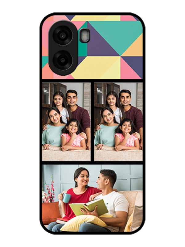 Custom Oppo A6s 5G Custom Glass Phone Case - Bulk Pic Upload Design