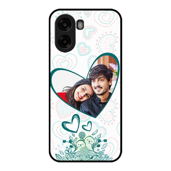Oppo A6s 5G Custom Glass Phone Case - Premium Couple Design