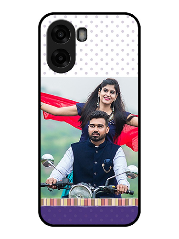 Custom Oppo A6s 5G Custom Glass Phone Case - Cute Family Design