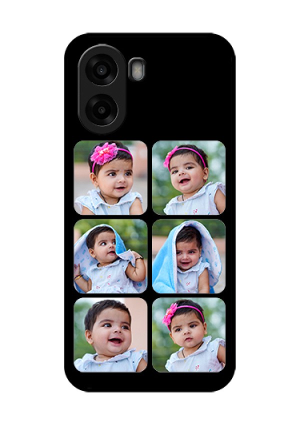 Oppo A6s 5G Custom Glass Phone Case - Multiple Pictures Design