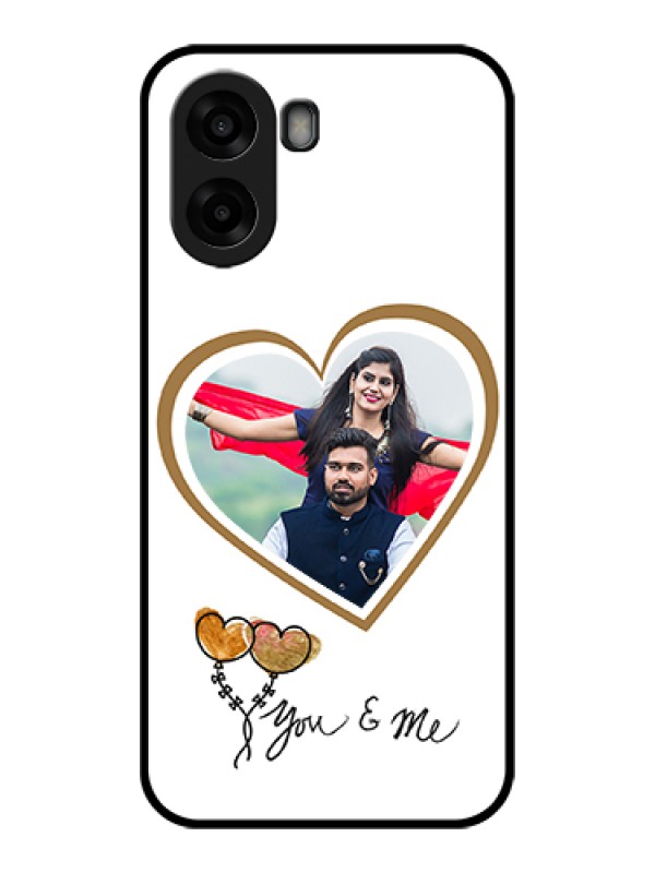 Custom Oppo A6s 5G Custom Glass Phone Case - You & Me Design