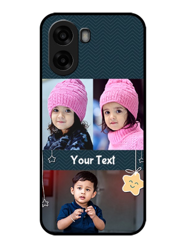 Custom Oppo A6s 5G Custom Glass Phone Case - Hanging Stars Design