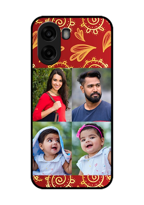 Oppo A6s 5G Custom Glass Phone Case - 4 Image Traditional Design