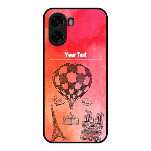 Oppo A6s 5G Custom Glass Phone Case - Paris Theme Design