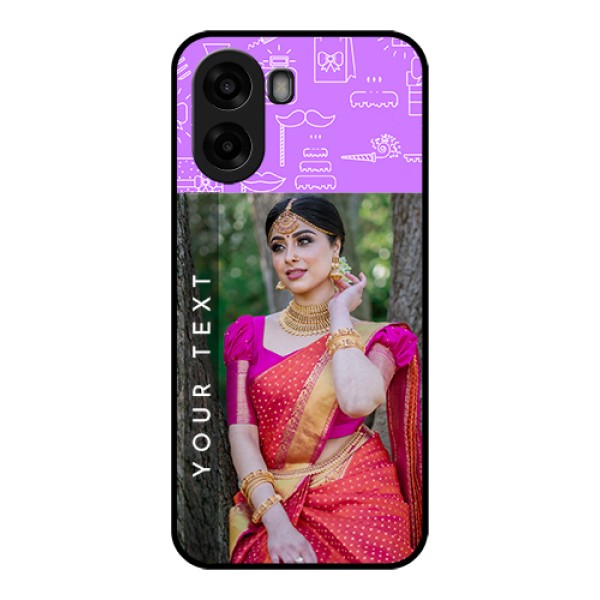 Oppo A6s 5G Custom Glass Phone Case - Birthday Icons Design