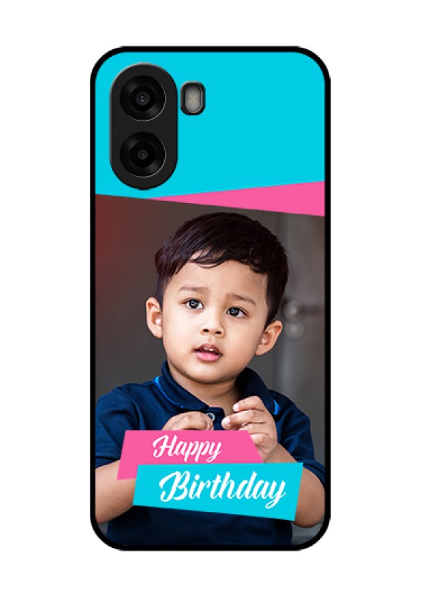 Oppo A6s 5G Custom Glass Phone Case - Image Holder With 2 Color Design