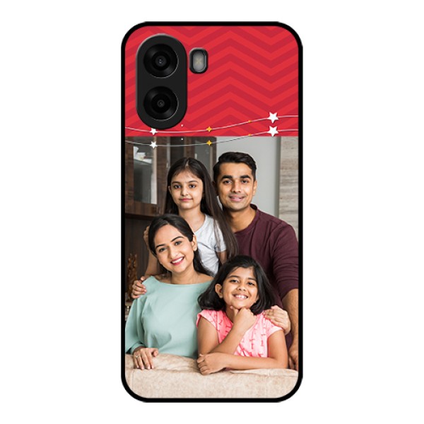 Oppo A6s 5G Custom Glass Phone Case - Happy Family Design