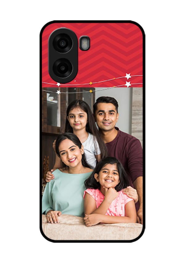 Oppo A6s 5G Custom Glass Phone Case - Happy Family Design