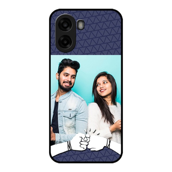 Oppo A6s 5G Custom Glass Phone Case - With Best Friends Design