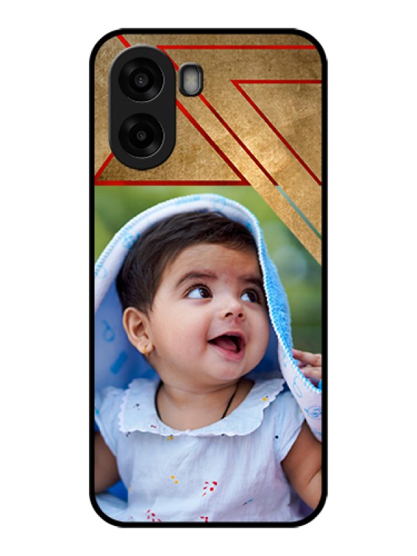 Custom Oppo A6s 5G Custom Glass Phone Case - Gradient Abstract Texture Design