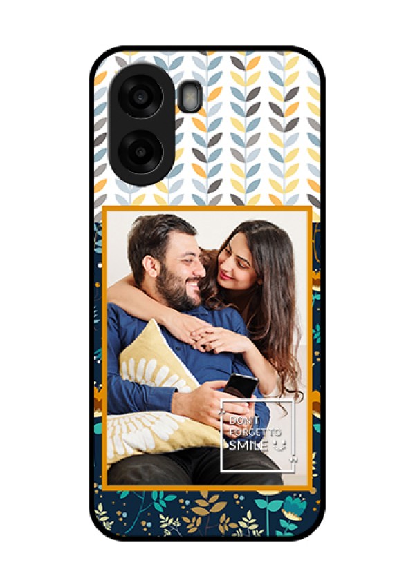 Oppo A6s 5G Custom Glass Phone Case - Pattern Design