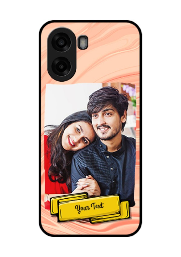 Oppo A6s 5G Custom Glass Phone Case - Marble Texture Design