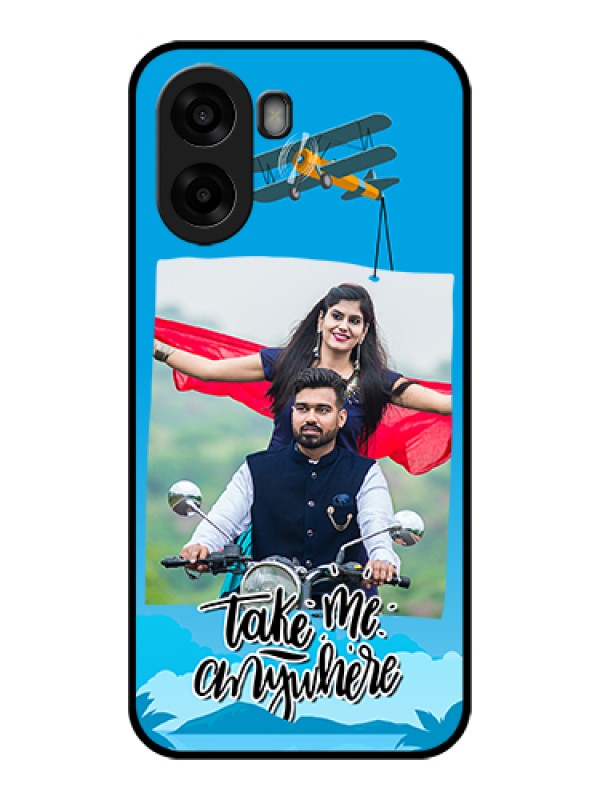 Custom Oppo A6s 5G Custom Glass Phone Case - Traveller Design