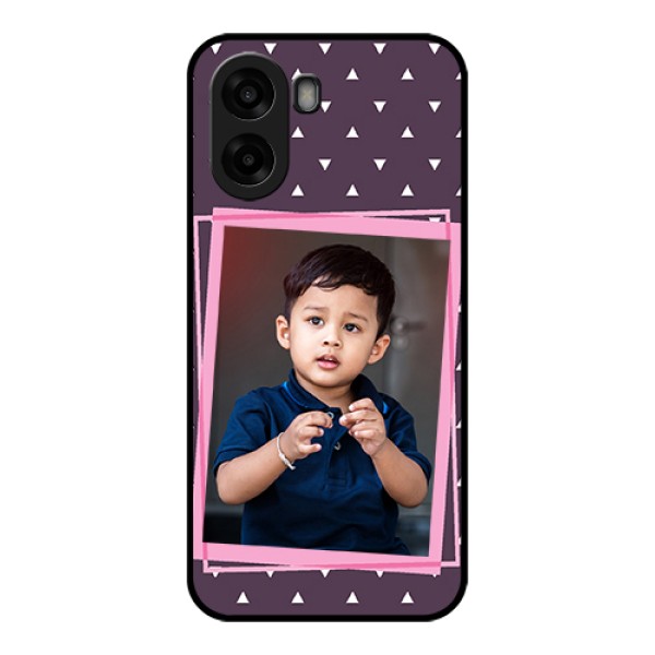 Oppo A6s 5G Custom Glass Phone Case - Triangle Pattern Dotted Design Oppo A6s 5G Custom Glass Phone Case - Triangle Pattern Dotted Design