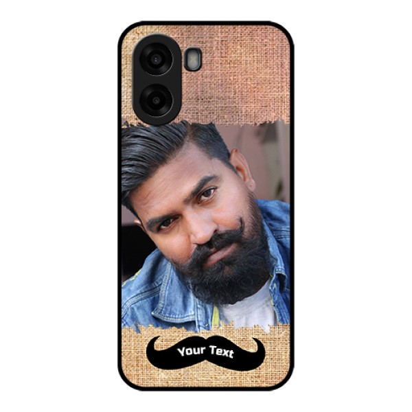 Oppo A6s 5G Custom Glass Phone Case - With Texture Design