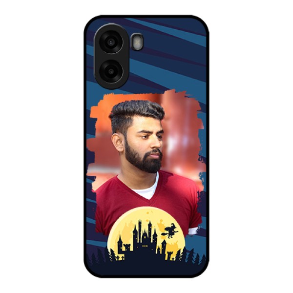 Oppo A6s 5G Custom Glass Phone Case - Halloween Witch Design