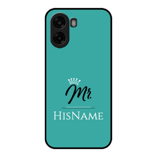 Oppo A6s 5G Custom Glass Phone Case - Mr With Name Design