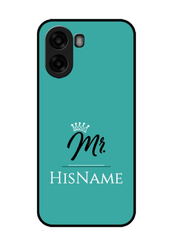 Oppo A6s 5G Custom Glass Phone Case - Mr With Name Design