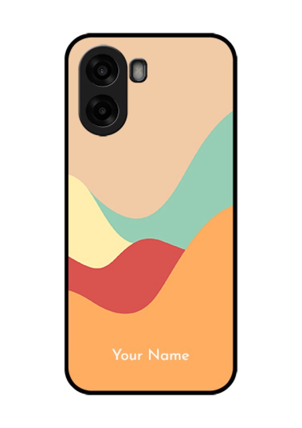Oppo A6s 5G Custom Glass Phone Case - Ocean Waves Multi - Colour Design