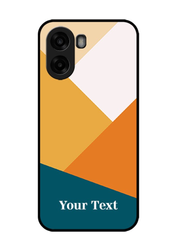 Oppo A6s 5G Custom Glass Phone Case - Stacked Multi - Colour Design