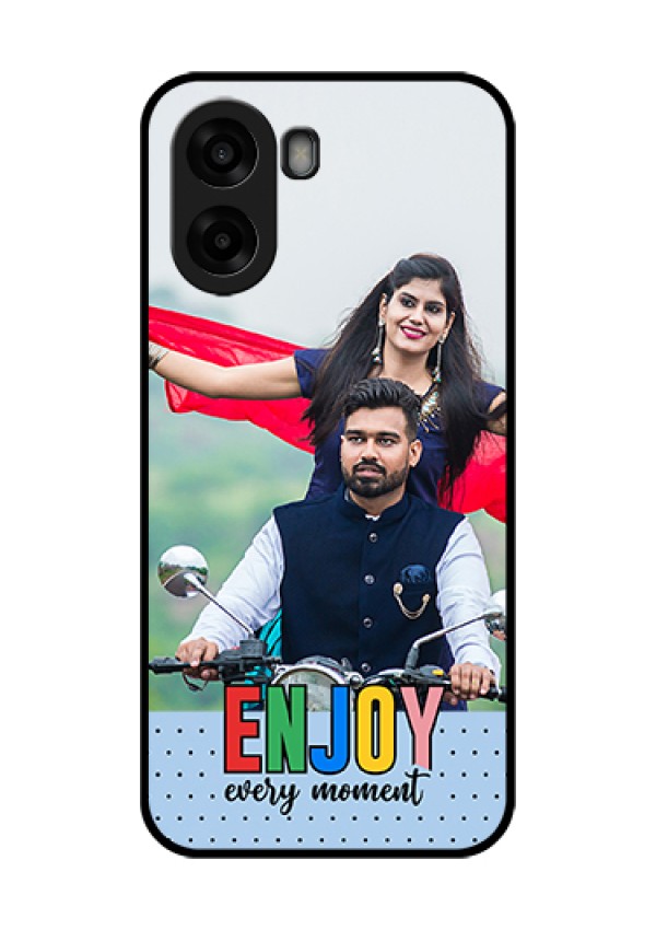 Oppo A6s 5G Custom Glass Phone Case - Enjoy Every Moment Design